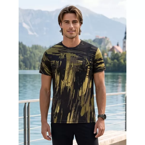  Hochwertiges Funktions-T-Shirt für Herren ALTISPORT VOJ/ALM010TR01 SCHWARZE ARMEE 