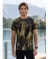 Hochwertiges Funktions-T-Shirt für Herren ALTISPORT VOJ/ALM010TR01 SCHWARZE ARMEE