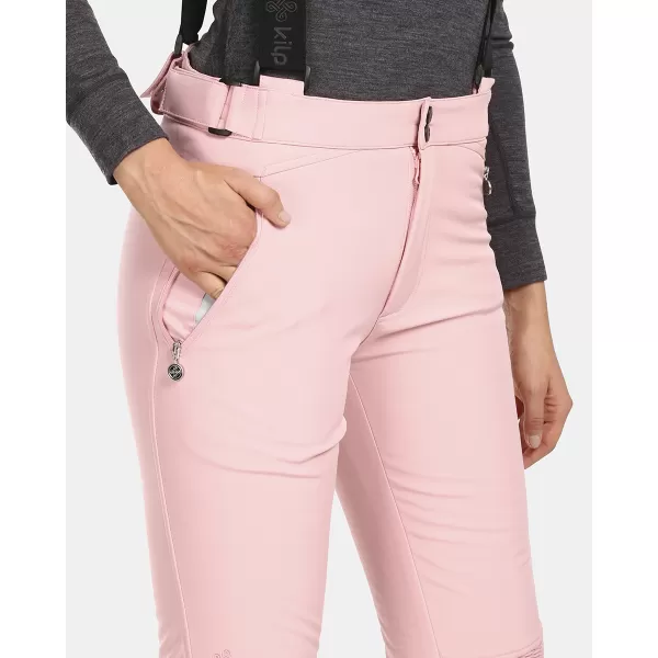  Softshell-Skihose für Damen KILPI DIONE-W UL0408KI HELLROSA 
