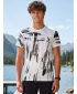 Hochwertiges Funktions-T-Shirt für Herren ALTISPORT VOJ/ALM010TR01 SCHWARZ UND WEIß