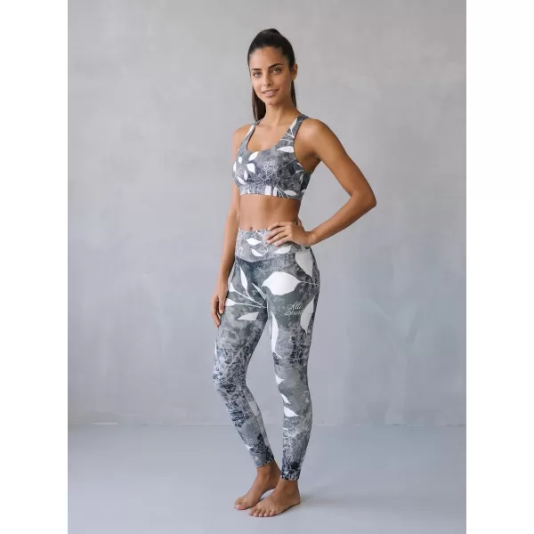  Lange Premium-Leggings für Damen ALTISPORT VOJ/ALW020LEG01 SCHWARZ UND WEIß 