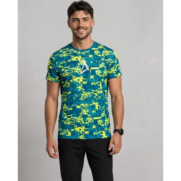  Herren Premium Plus Funktions-T-Shirt ALTISPORT VOJ/ALM011TR02 KEROSIN/NEONGELB 