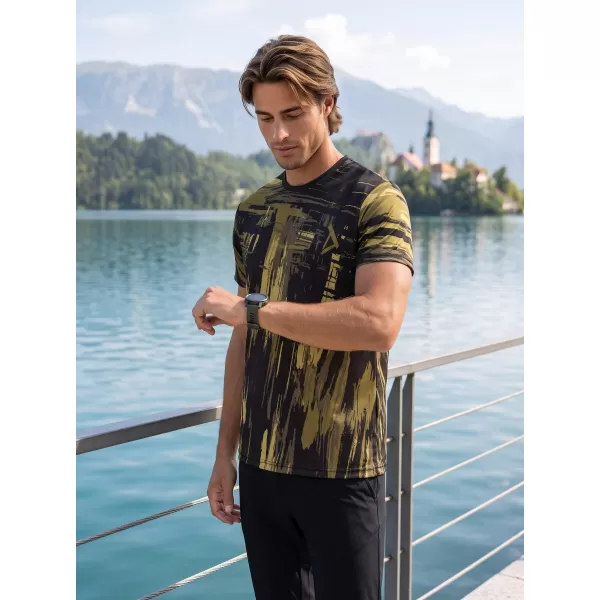  Hochwertiges Funktions-T-Shirt für Herren ALTISPORT VOJ/ALM010TR01 SCHWARZE ARMEE 
