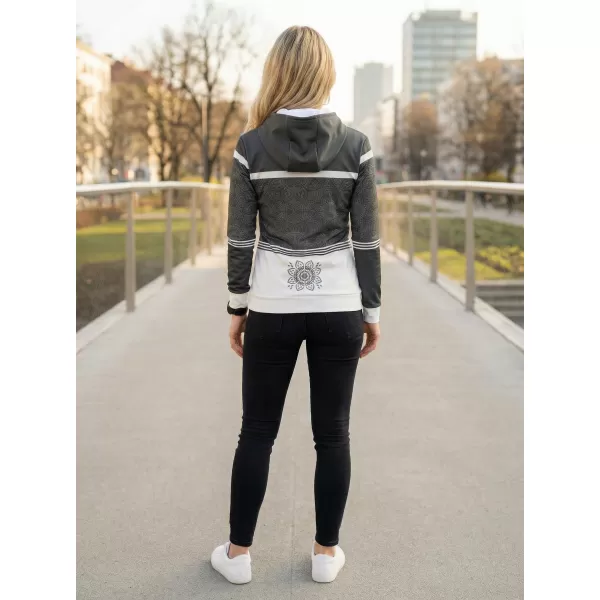  Premium-Sweatshirt für Damen ALTISPORT VOJ/ALW023MI01 GRAU 