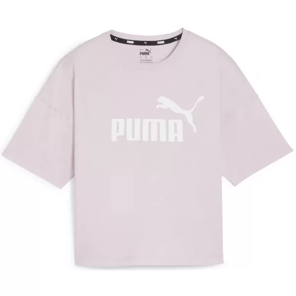  Damen-T-Shirt PUMA ESS CROPPED LOGO TEE 586866-60 LILA 