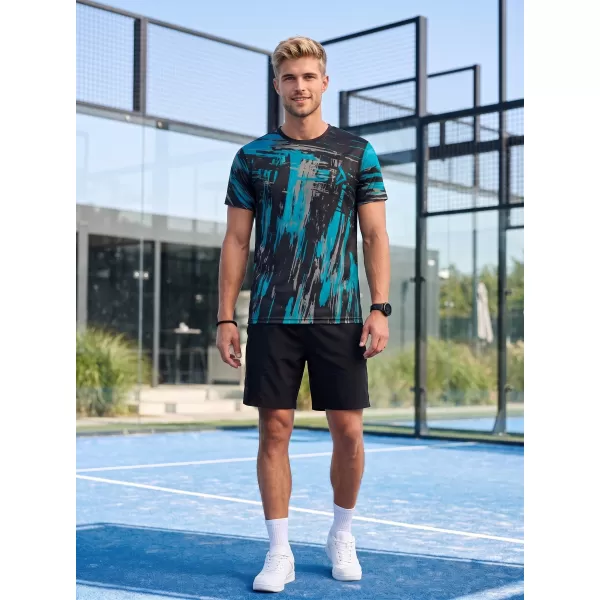  Hochwertiges Funktions-T-Shirt für Herren ALTISPORT VOJ/ALM010TR01 SCHWARZ/SMARAGD 