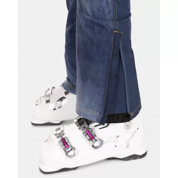  Softshell-Skihose für Damen KILPI JEANSO-W UL0409KI DUNKELBLAU 