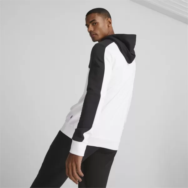  Herren-Sweatshirt PUMA ESS BLOCK X TAPE HOODIE 675173-01 SCHWARZ 