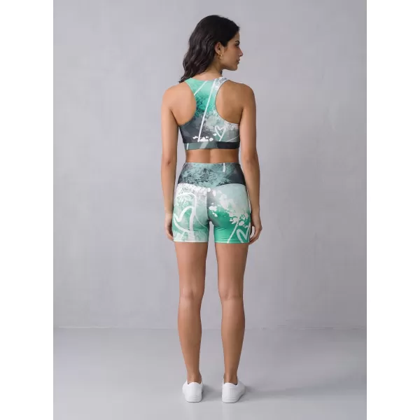  Kurze Premium-Leggings für Damen ALTISPORT VOJ/ALW017LEG03 TÜRKIS 