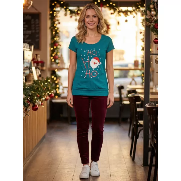  Damen-T-Shirt ALTISPORT VANOCE03W120 DUNKLES TÜRKIS 