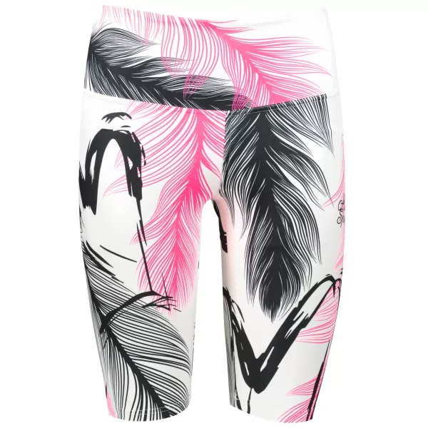  Damen-Leggings oberhalb des Knies Premium ALTISPORT VOJ/ALW001LEG02 WEIß ROSA 