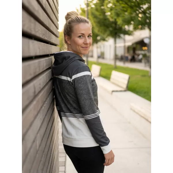  Premium-Sweatshirt für Damen ALTISPORT VOJ/ALW023MI01 GRAU 