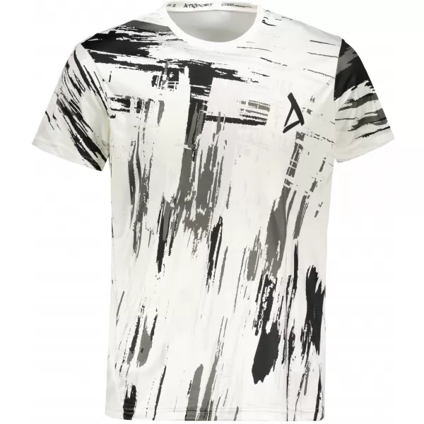  Hochwertiges Funktions-T-Shirt für Herren ALTISPORT VOJ/ALM010TR01 SCHWARZ UND WEIß 