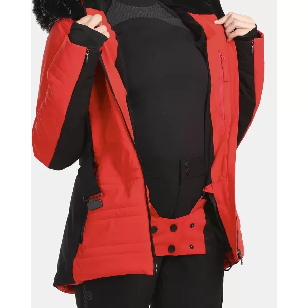  Damen-Skijacke KILPI CARRIE-W UL0112KI ROT 
