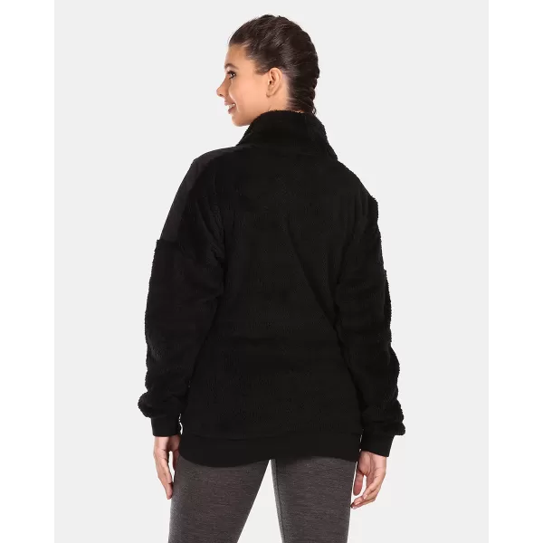  Warmes Damen-Sweatshirt KILPI LIVAE-W UL0214KI SCHWARZ 