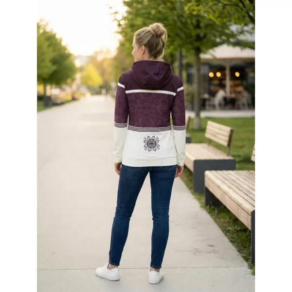  Premium-Sweatshirt für Damen ALTISPORT VOJ/ALW023MI01 LILA 