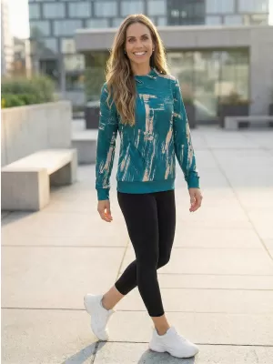 Hochwertiges Funktions-Sweatshirt für Damen ALTISPORT VOJ/ALW010MI01 KEROSIN/BLAU
