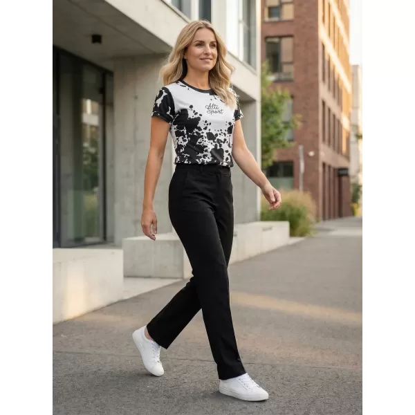  Hochwertiges Funktions-T-Shirt für Damen ALTISPORT VOJ/ALW012TR01 SCHWARZ-WEISS 