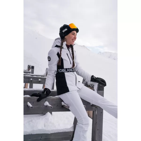  Softshell-Skijacke für Damen NORDBLANC APRES-SKI NBWJL7928 WEIß 
