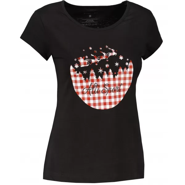 Damen-T-Shirt ALTISPORT VANOCE01W122 SCHWARZ 
