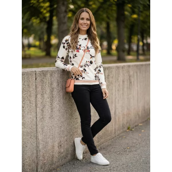  Premium-Sweatshirt für Damen ALTISPORT VOJ/ALW024MI01 WEIß 