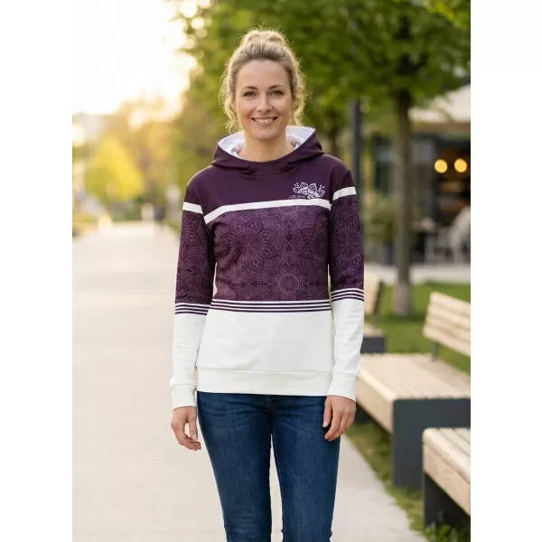 Premium-Sweatshirt für Damen ALTISPORT VOJ/ALW023MI01 LILA 