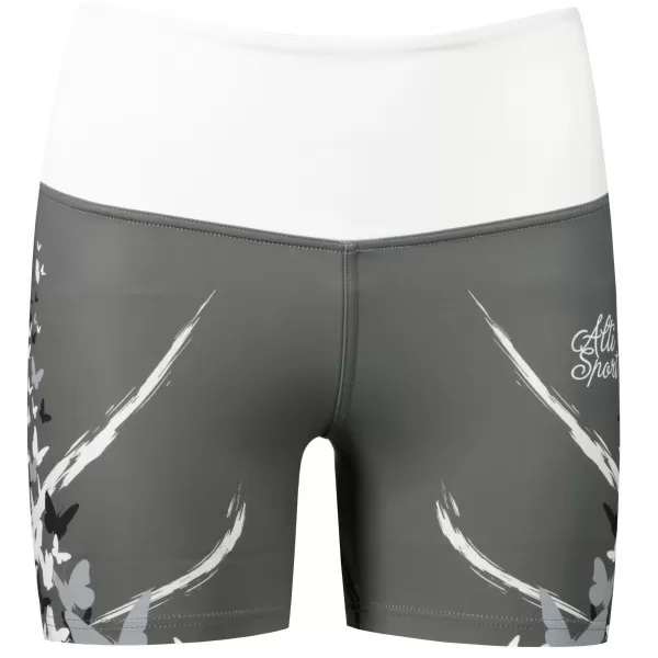 Kurze Premium-Leggings für Damen ALTISPORT VOJ/ALW022LEG03 GRAU 