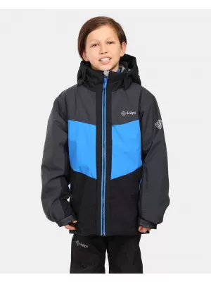 Skijacke für Jungen KILPI ATENI-JB UJ0103KI DUNKELGRAU