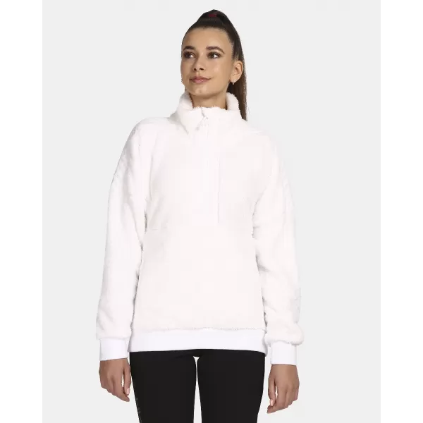  Warmes Damen-Sweatshirt KILPI LIVAE-W UL0214KI WEIß 