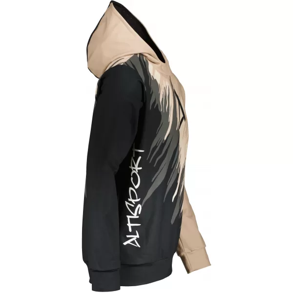 Hochwertiges Funktions-Sweatshirt für Herren ALTISPORT VOJ/ALM006MI01 SCHWARZ BRAUN 