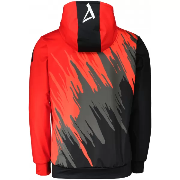  Hochwertiges Funktions-Sweatshirt für Herren ALTISPORT VOJ/ALM006MI01 SCHWARZ UND ROT 