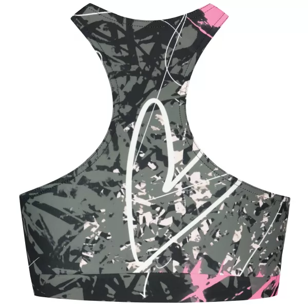  Premium-Sport-BH für Damen ALTISPORT VOJ/ALW018POD01 SCHWARZ ROSA 