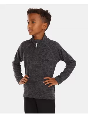 Fleece-Sweatshirt für Kinder KILPI ALMERI-J UJ0204KI DUNKELGRAU