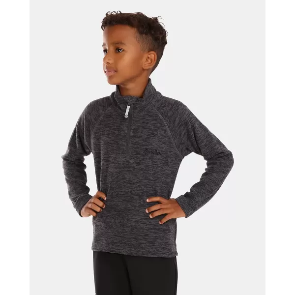  Fleece-Sweatshirt für Kinder KILPI ALMERI-J UJ0204KI DUNKELGRAU 
