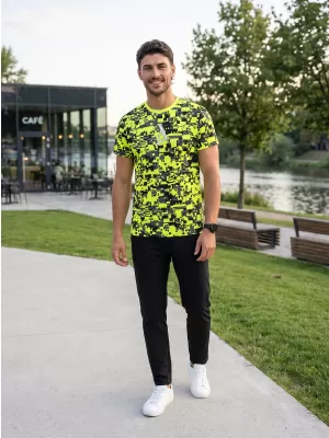Herren Premium Plus Funktions-T-Shirt ALTISPORT VOJ/ALM011TR02 NEON GELB