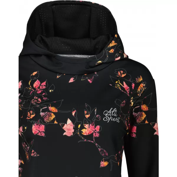  Premium-Sweatshirt für Damen ALTISPORT VOJ/ALW024MI01 SCHWARZ 