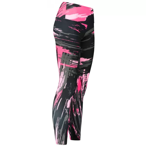  Lange Premium-Leggings für Damen ALTISPORT VOJ/ALW010LEG01 SCHWARZ/HELLROSA 