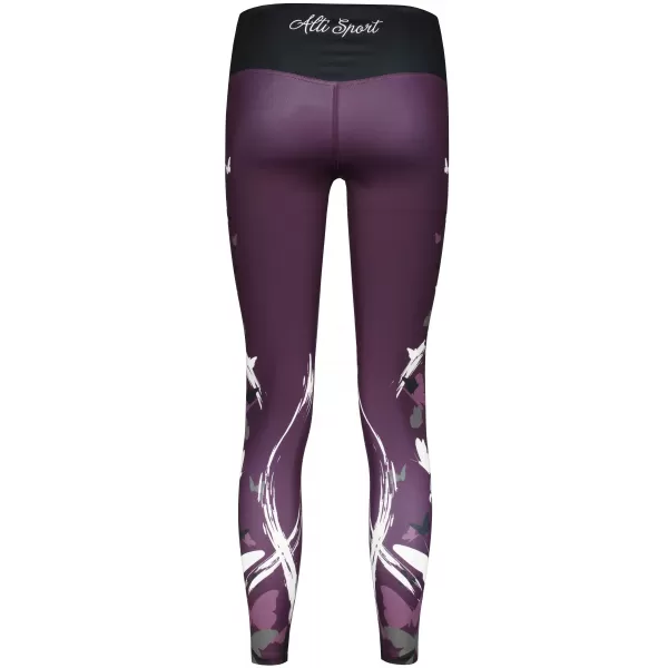  Lange Premium-Leggings für Damen ALTISPORT VOJ/ALW022LEG01 LILA 