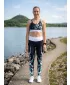 Premium-Sport-BH für Damen ALTISPORT VOJ/ALW022POD01 SCHWARZ/TÜRKIS