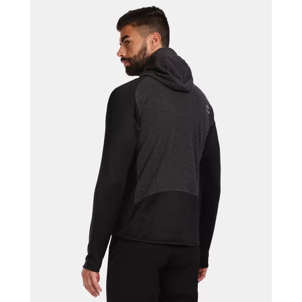 Warmes Herren-Sweatshirt KILPI VERSAM-M UM0215KI SCHWARZ 