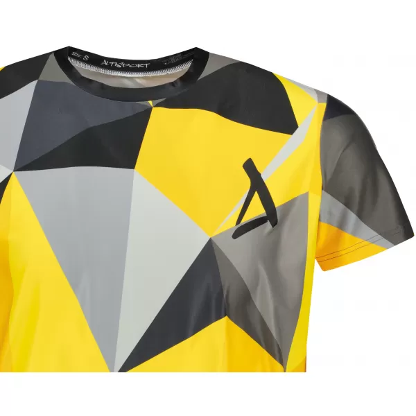  Herren Funktions-T-Shirt Premium Plus ALTISPORT VOJ/ALM007TR02 SCHWARZ UND GELB 
