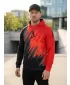Hochwertiges Funktions-Sweatshirt für Herren ALTISPORT VOJ/ALM006MI01 SCHWARZ UND ROT