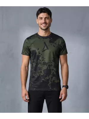 Herren Funktions-T-Shirt Premium Plus ALTISPORT VOJ/ALM012TR02 SCHWARZE ARMEE