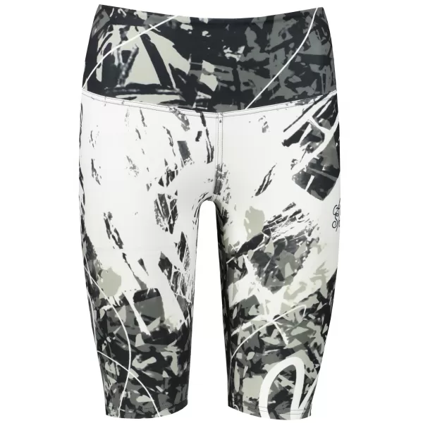  Dámské legíny nad kolena premium ALTISPORT VOJ/ALW018LEG02 ČERNOBÍLÁ 