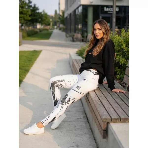  Lange Premium-Leggings für Damen ALTISPORT VOJ/ALW010LEG01 WEIß 