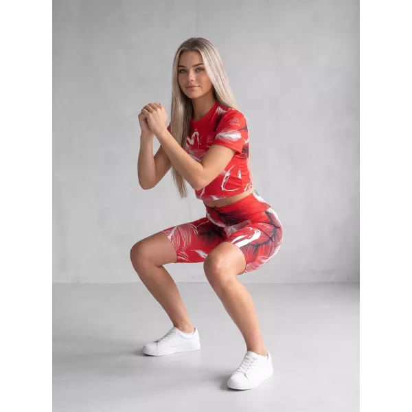  Damen-Leggings oberhalb des Knies Premium ALTISPORT VOJ/ALW001LEG02 ROT 