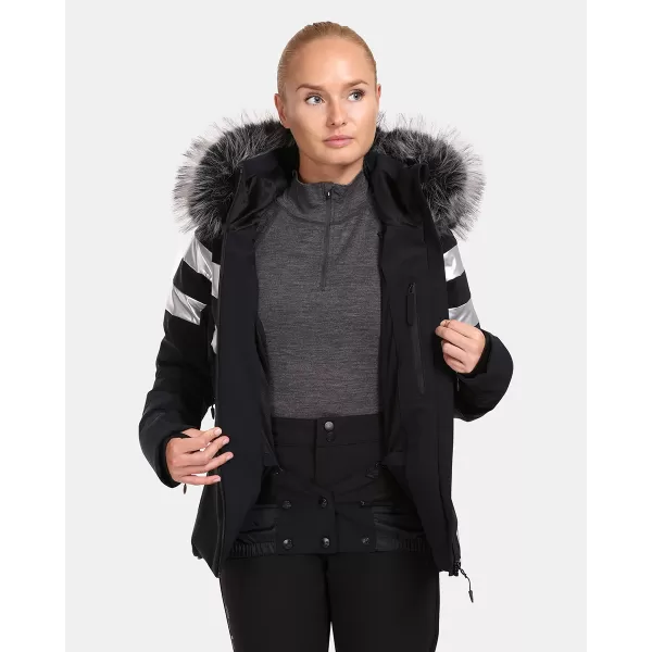  Damen-Skijacke KILPI LTD ASTER-W UL0141KI SCHWARZ 