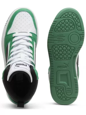 Kinderschuhe PUMA REBOUND V6 MID JR 393831-10 WEIß