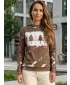 Hochwertiges Funktions-Sweatshirt für Damen ALTISPORT VOJ/ALWVN4MI01 BEIGE