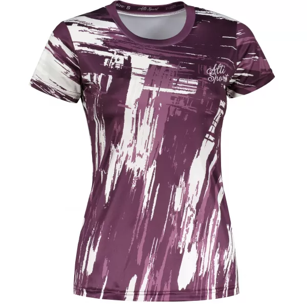  Hochwertiges Funktions-T-Shirt für Damen ALTISPORT VOJ/ALW010TR01 LILA/WEIß 
